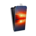 Дизайнерский вертикальный чехол-книжка для Xiaomi Mi5C Солнце