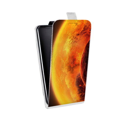 Дизайнерский вертикальный чехол-книжка для Huawei Nova 3i Солнце