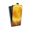 Дизайнерский вертикальный чехол-книжка для Huawei Y6II Солнце