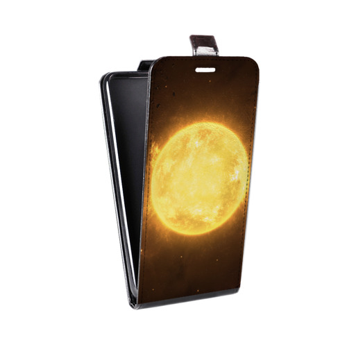 Дизайнерский вертикальный чехол-книжка для Asus ZenFone 3 Deluxe Солнце