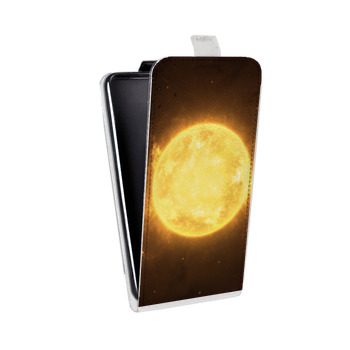 Дизайнерский вертикальный чехол-книжка для Nokia XL Солнце (на заказ)