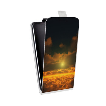 Дизайнерский вертикальный чехол-книжка для Highscreen Zera U Солнце (на заказ)