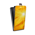 Дизайнерский вертикальный чехол-книжка для HTC U12 Life Солнце