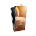 Дизайнерский вертикальный чехол-книжка для Alcatel Pop 4 Солнце