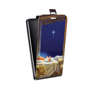 Дизайнерский вертикальный чехол-книжка для Samsung Galaxy S8 Plus Рождество Христово (на заказ)