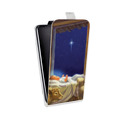 Дизайнерский вертикальный чехол-книжка для HTC Desire 601 Рождество Христово