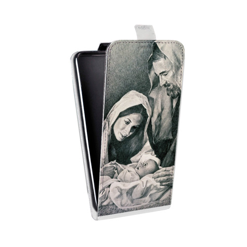 Дизайнерский вертикальный чехол-книжка для ASUS ZenFone 5 Lite Рождество Христово