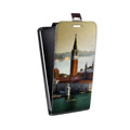 Дизайнерский вертикальный чехол-книжка для HTC Desire 12 Венеция