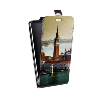 Дизайнерский вертикальный чехол-книжка для Samsung Galaxy S6 Edge Венеция (на заказ)