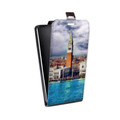 Дизайнерский вертикальный чехол-книжка для HTC U12 Life Венеция