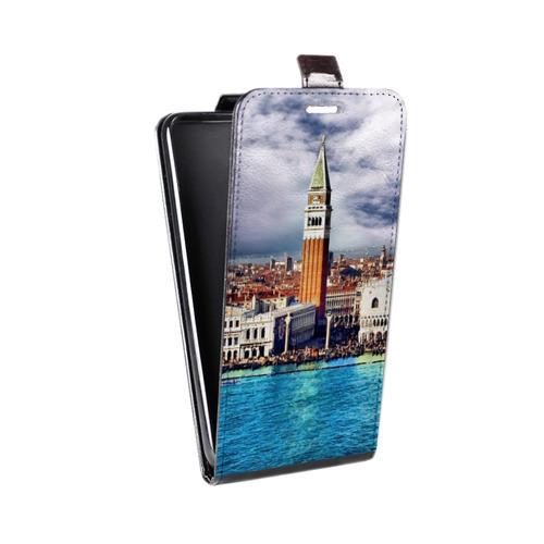 Дизайнерский вертикальный чехол-книжка для LG Optimus G2 Венеция