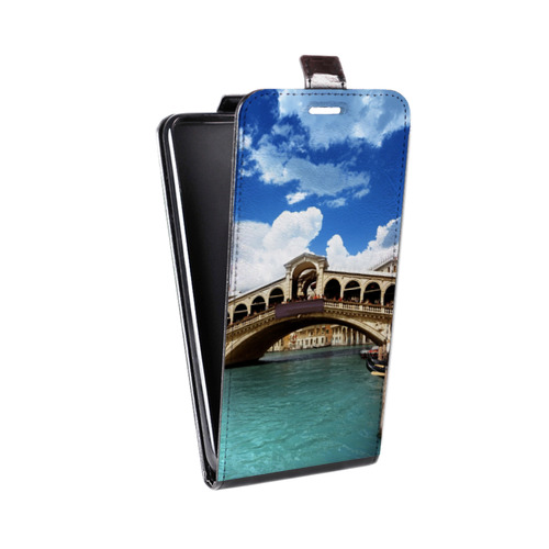 Дизайнерский вертикальный чехол-книжка для HTC Desire 601 Венеция