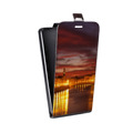 Дизайнерский вертикальный чехол-книжка для Huawei G8 Венеция