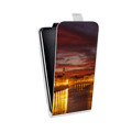 Дизайнерский вертикальный чехол-книжка для HTC One A9S Венеция
