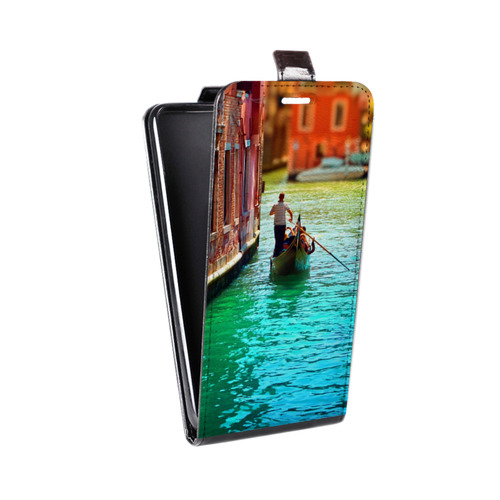 Дизайнерский вертикальный чехол-книжка для Huawei G8 Венеция
