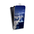Дизайнерский вертикальный чехол-книжка для Samsung Galaxy Grand 2 Гонконг