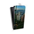 Дизайнерский вертикальный чехол-книжка для Google Nexus 6 Гонконг