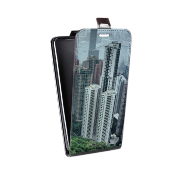 Дизайнерский вертикальный чехол-книжка для Alcatel One Touch Pop D5 Гонконг (на заказ)