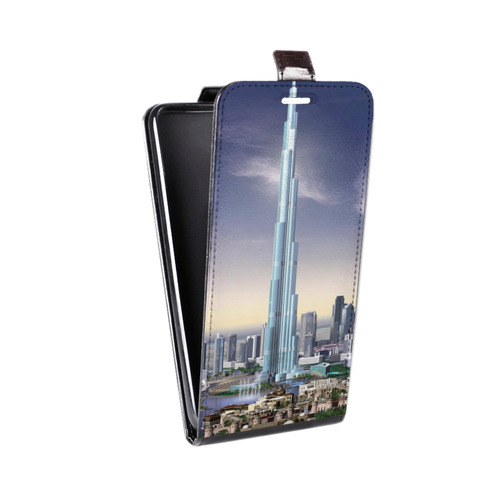 Дизайнерский вертикальный чехол-книжка для HTC Desire 12 Дубаи