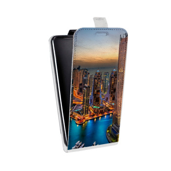 Дизайнерский вертикальный чехол-книжка для Huawei P40 Lite E Дубаи (на заказ)