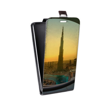 Дизайнерский вертикальный чехол-книжка для Iphone 7 Дубаи (на заказ)