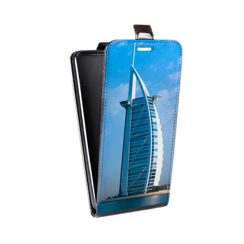 Дизайнерский вертикальный чехол-книжка для LG Google Nexus 4 Дубаи