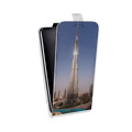 Дизайнерский вертикальный чехол-книжка для LG K10 Дубаи