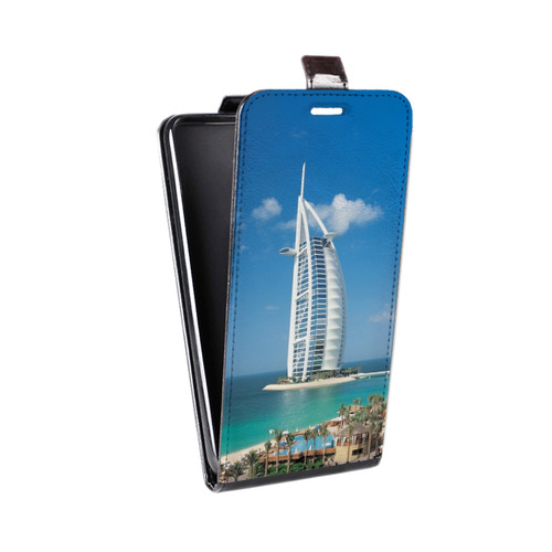 Дизайнерский вертикальный чехол-книжка для HTC One M9 Дубаи