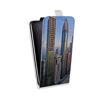 Дизайнерский вертикальный чехол-книжка для Huawei Honor 7A Pro Дубаи (на заказ)