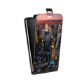 Дизайнерский вертикальный чехол-книжка для HTC Desire 200 Лос-Анжелес