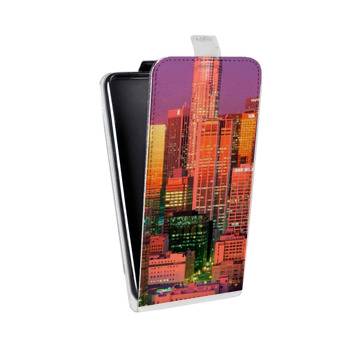 Дизайнерский вертикальный чехол-книжка для Huawei P Smart Лос-Анжелес (на заказ)