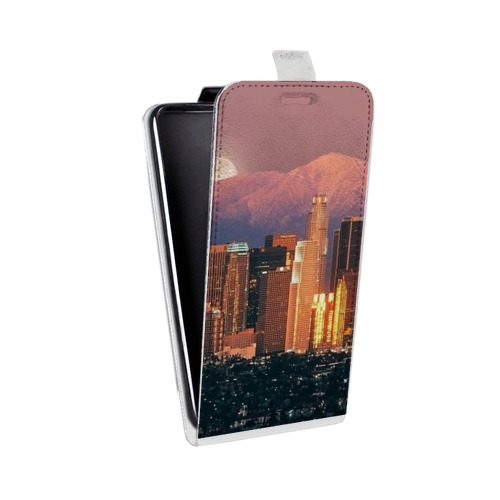 Дизайнерский вертикальный чехол-книжка для Iphone 5c Лос-Анжелес