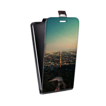 Дизайнерский вертикальный чехол-книжка для Samsung Galaxy S6 Edge Лос-Анжелес (на заказ)
