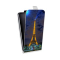 Дизайнерский вертикальный чехол-книжка для LG X Style Париж