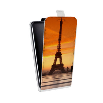 Дизайнерский вертикальный чехол-книжка для Samsung Galaxy J1 mini Prime (2016) Париж (на заказ)