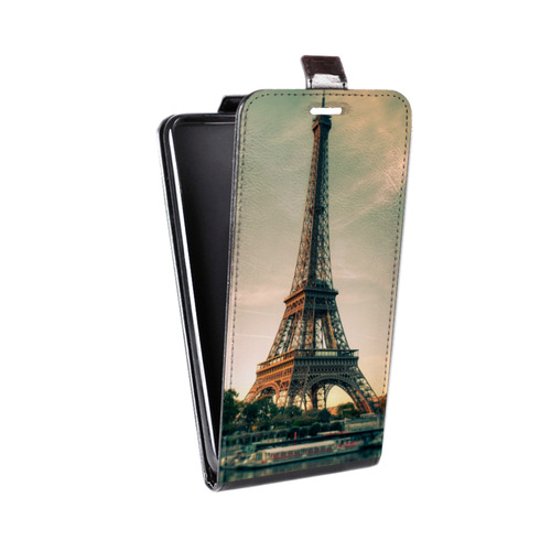 Дизайнерский вертикальный чехол-книжка для Huawei Honor 6 Plus Париж
