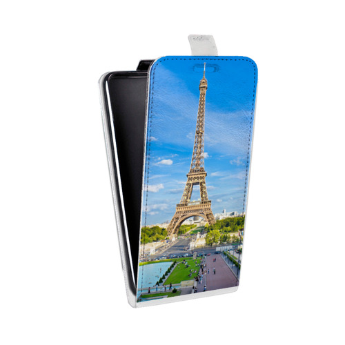 Дизайнерский вертикальный чехол-книжка для Samsung Galaxy J1 mini (2016) Париж