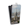 Дизайнерский вертикальный чехол-книжка для LG G7 Fit Париж