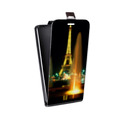 Дизайнерский вертикальный чехол-книжка для Huawei P9 Plus Париж