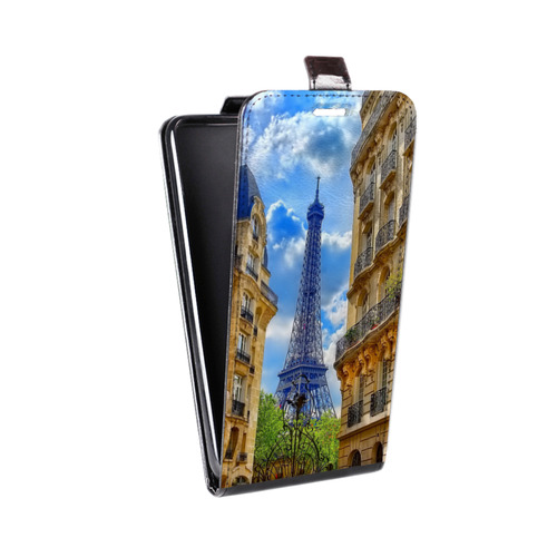 Дизайнерский вертикальный чехол-книжка для Lenovo A7010 Париж