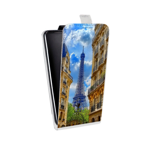 Дизайнерский вертикальный чехол-книжка для Alcatel 1C Париж