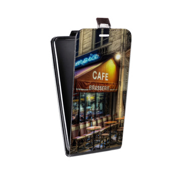 Дизайнерский вертикальный чехол-книжка для Iphone 7 Париж (на заказ)
