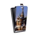 Дизайнерский вертикальный чехол-книжка для Alcatel U5 Москва