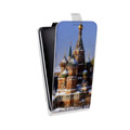 Дизайнерский вертикальный чехол-книжка для Alcatel 1C Москва