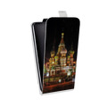 Дизайнерский вертикальный чехол-книжка для HTC U Ultra Москва