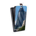 Дизайнерский вертикальный чехол-книжка для Huawei G8 Лондон