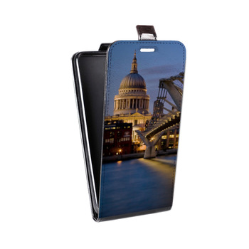 Дизайнерский вертикальный чехол-книжка для Iphone 7 Лондон (на заказ)