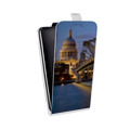 Дизайнерский вертикальный чехол-книжка для Lenovo A7010 Лондон