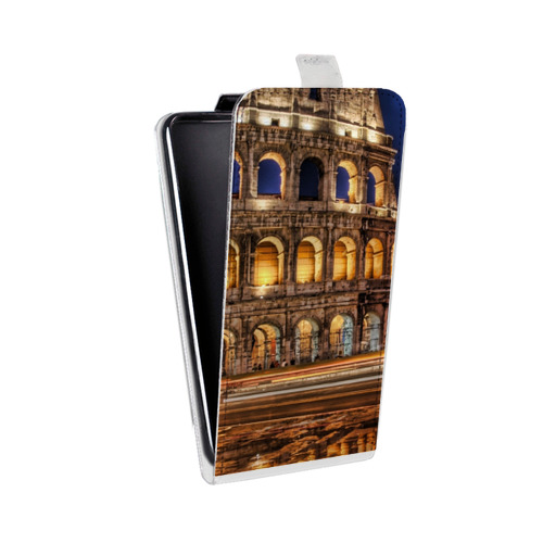 Дизайнерский вертикальный чехол-книжка для Samsung Galaxy J1 mini (2016) Рим
