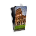 Дизайнерский вертикальный чехол-книжка для Samsung Galaxy J1 mini (2016) Рим